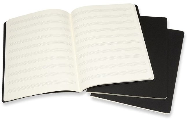 Блокнот для нот Moleskine ART CAHIER MUSIC XLarge 190х250мм 80стр Блокнот для нот Moleskine ART CAHIER MUSIC XLarge 190х250мм 80стр