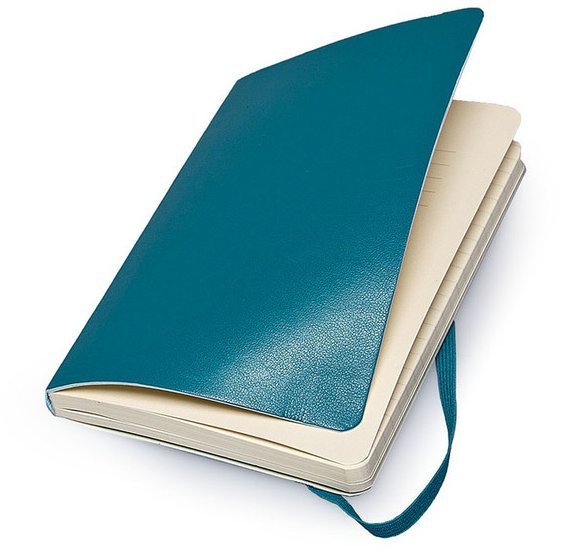 Блокнот Moleskine CLASSIC SOFT, линейка, бирюзовый