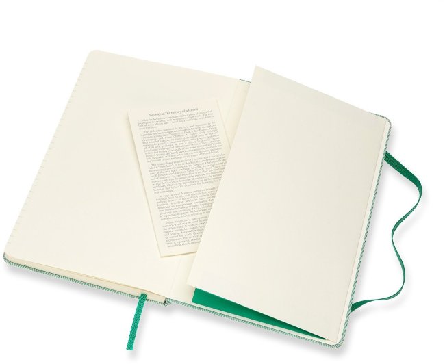 Блокнот Moleskine BLEND LARGE Limited Edition, линейка, зеленый