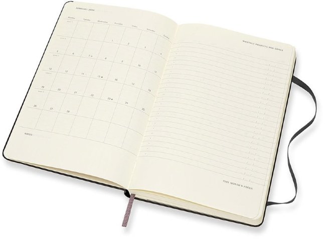 Еженедельник Moleskine PRO VERTICAL, 130х210мм, черный Еженедельник Moleskine PRO VERTICAL, 130х210мм, черный