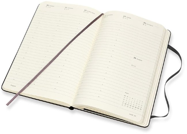Еженедельник Moleskine PRO VERTICAL, 130х210мм, черный Еженедельник Moleskine PRO VERTICAL, 130х210мм, черный