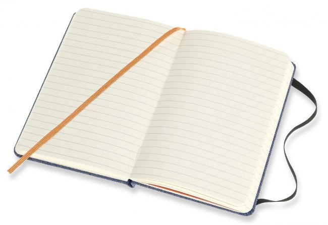 Блокнот Moleskine Limited Edition Denim Pocket, antwerp blue, линейка