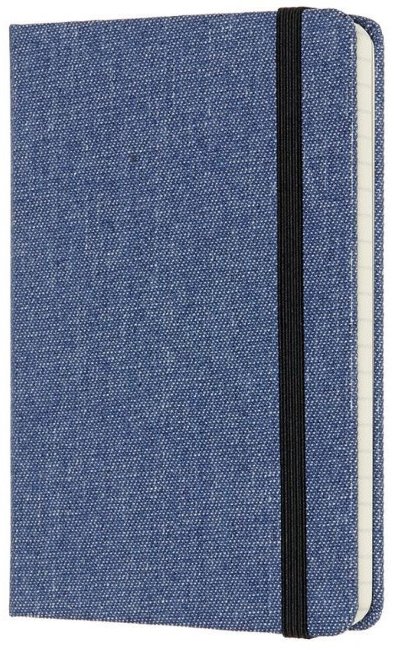 Блокнот Moleskine Limited Edition Denim Pocket, antwerp blue, линейка