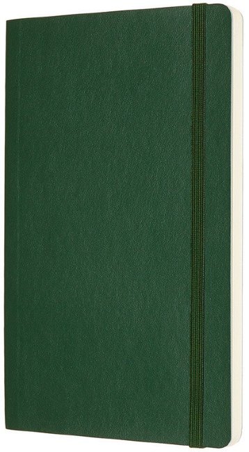Блокнот Moleskine CLASSIC SOFT Large, нелинованный, зеленый
