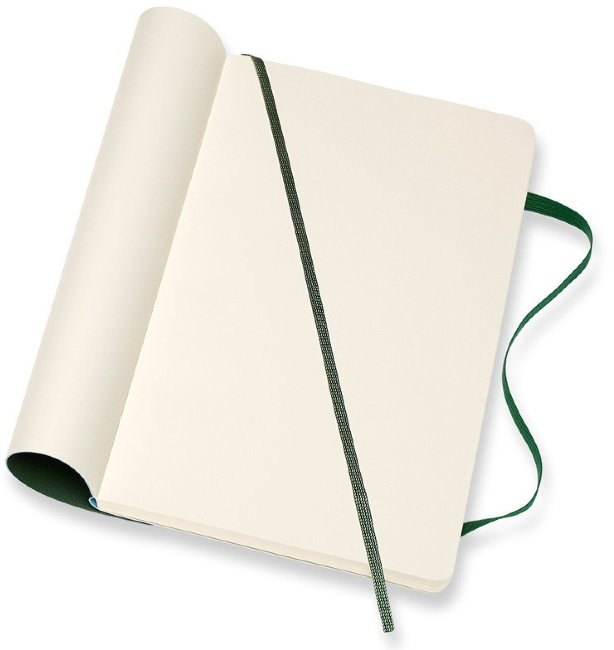 Блокнот Moleskine CLASSIC SOFT Large, нелинованный, зеленый