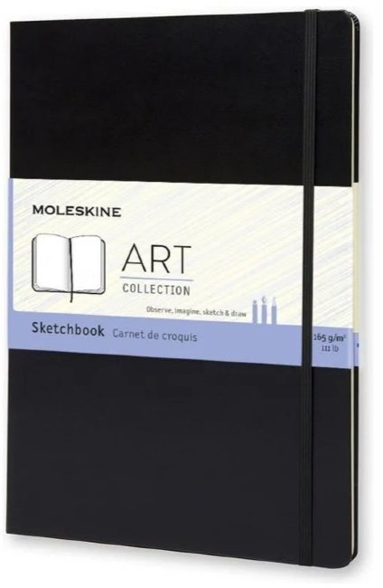 Блокнот для рисования Moleskine ART SKETCHBOOK A4 96стр. твердая обложка, черный Блокнот для рисования Moleskine ART SKETCHBOOK A4 96стр. твердая обложка, черный