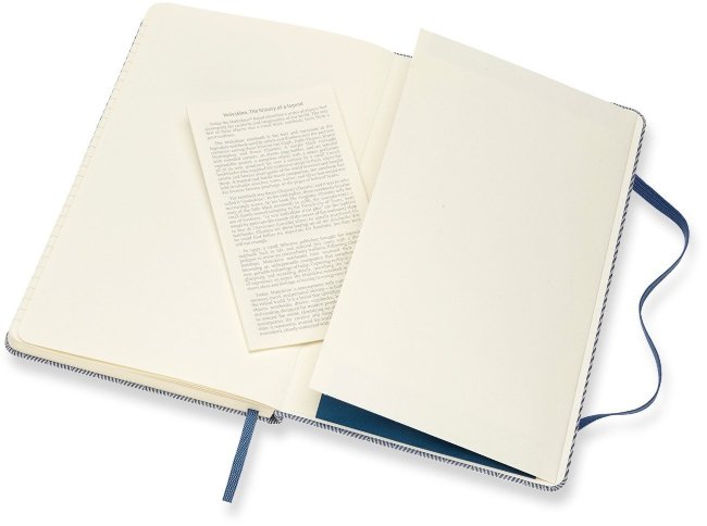 Блокнот Moleskine BLEND LARGE Limited Edition, линейка, голубой