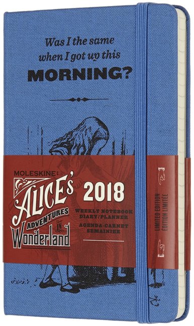 Еженедельник Moleskine ALICE IN WONDERLAND WKNT POCKET LE, синий