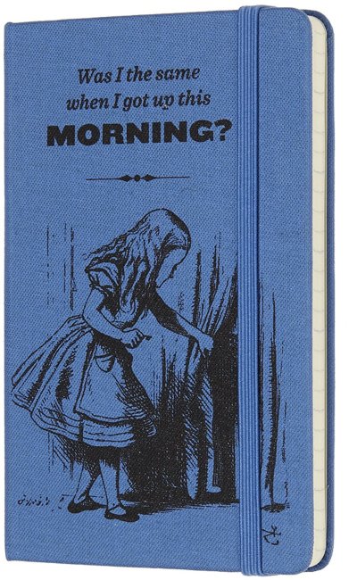 Еженедельник Moleskine ALICE IN WONDERLAND WKNT POCKET LE, синий