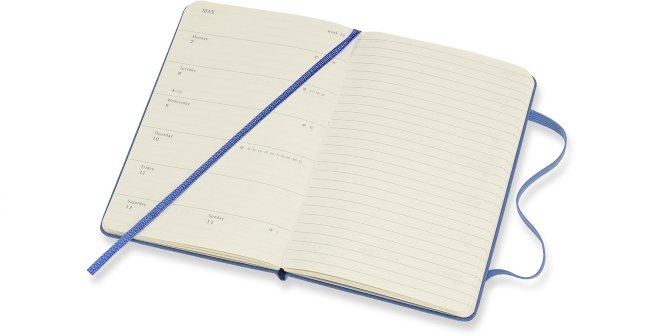 Еженедельник Moleskine ALICE IN WONDERLAND WKNT POCKET LE, синий