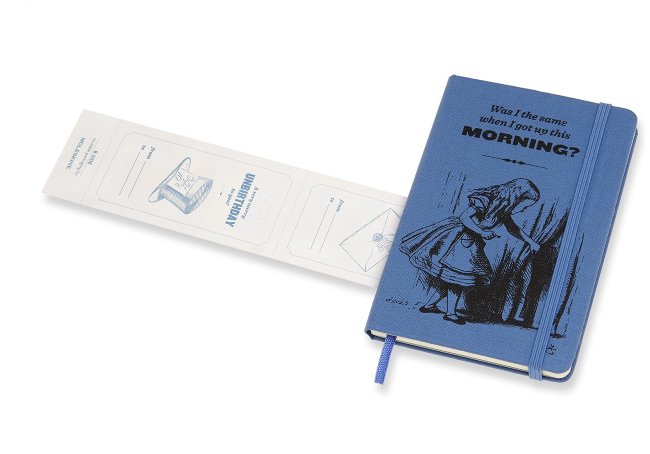 Еженедельник Moleskine ALICE IN WONDERLAND WKNT POCKET LE, синий