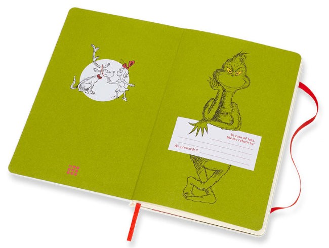 Блокнот Moleskine Limited Edition DR. SEUSS Large, линейка, белый