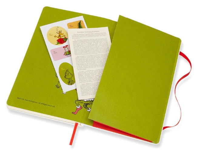 Блокнот Moleskine Limited Edition DR. SEUSS Large, линейка, белый