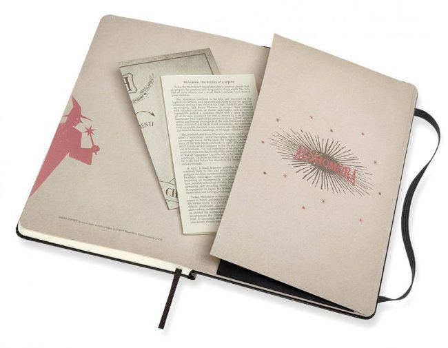 Блокнот Moleskine Limited Edition Harry Potter Large, leviosa, линейка Блокнот Moleskine Limited Edition Harry Potter Large, leviosa, линейка