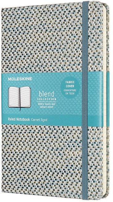 Блокнот Moleskine Limited Edition Blend 19 Large, линейка, синий/бежевый