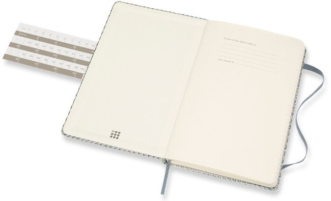 Блокнот Moleskine Limited Edition Blend 19 Large, линейка, синий/бежевый