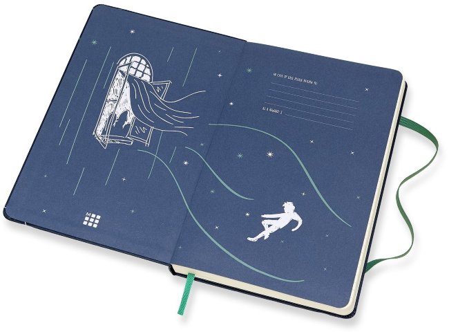 Блокнот Moleskine PETER PAN LARGE Limited Edition, линейка, Pirates