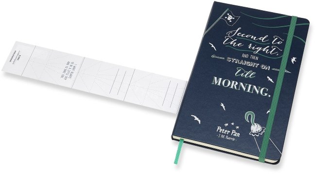 Блокнот Moleskine PETER PAN LARGE Limited Edition, линейка, Pirates