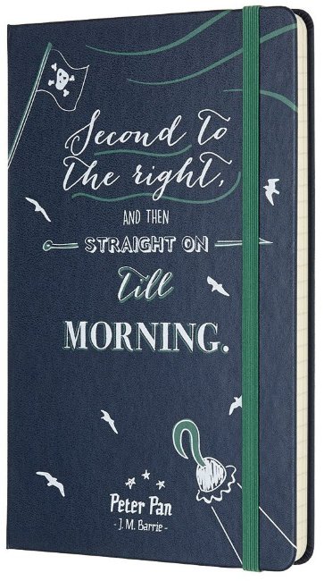 Блокнот Moleskine PETER PAN LARGE Limited Edition, линейка, Pirates