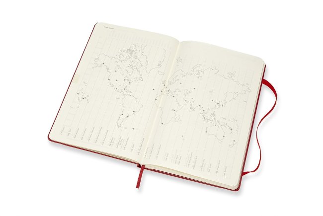 Еженедельник Moleskine CLASSIC WKLY LARGE, красный