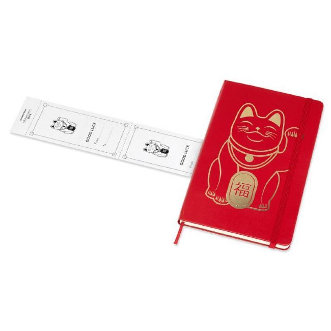 Блокнот Moleskine MANEKI NEKO Large, линейка, красный Блокнот Moleskine MANEKI NEKO Large, линейка, красный