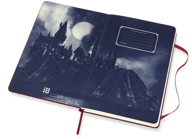 Блокнот Moleskine Limited Edition Harry Potter Large, map red, линейка