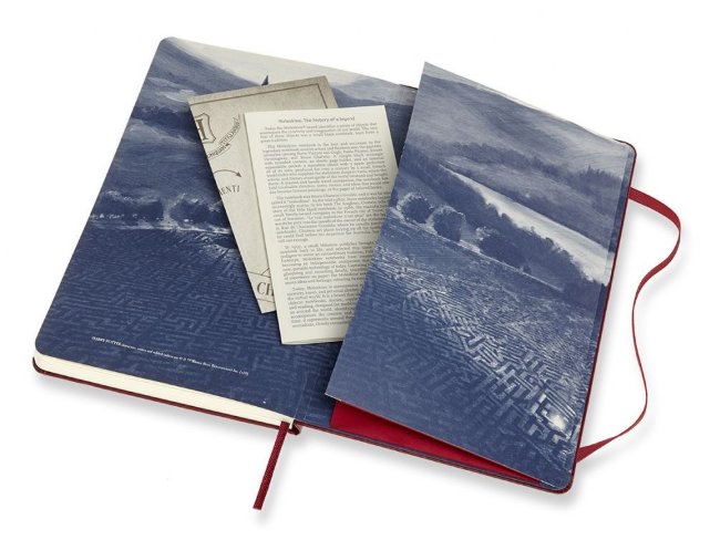 Блокнот Moleskine Limited Edition Harry Potter Large, map red, линейка
