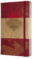 Блокнот Moleskine Limited Edition Harry Potter Large, map red, линейка