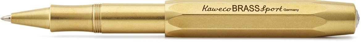 Ручка гелевая (роллер) Brass Sport 0.7мм цвет корпуса латунный