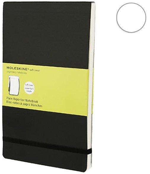 Блокнот Moleskine REPORTER SOFT, нелинованный, черный Блокнот Moleskine REPORTER SOFT, нелинованный, черный