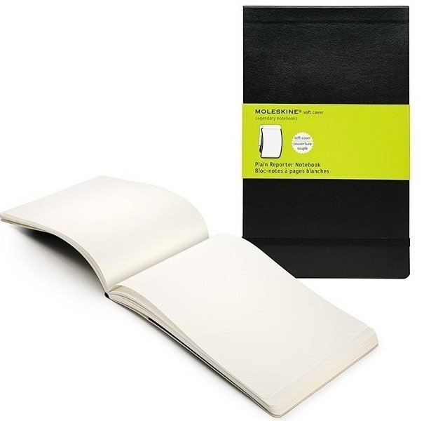 Блокнот Moleskine REPORTER SOFT, нелинованный, черный Блокнот Moleskine REPORTER SOFT, нелинованный, черный