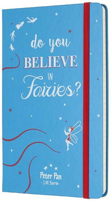 Блокнот Moleskine PETER PAN LARGE Limited Edition, линейка, Fairies