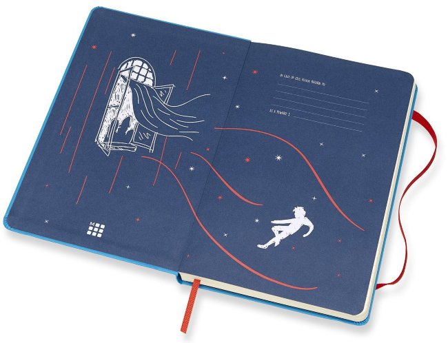 Блокнот Moleskine PETER PAN LARGE Limited Edition, линейка, Fairies