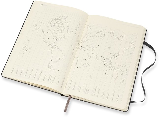 Еженедельник Moleskine CLASSIC WKLY VERTICAL LARGE, черный Еженедельник Moleskine CLASSIC WKLY VERTICAL LARGE, черный