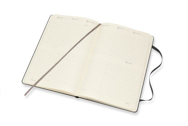 Еженедельник Moleskine CLASSIC WKLY VERTICAL LARGE, черный Еженедельник Moleskine CLASSIC WKLY VERTICAL LARGE, черный