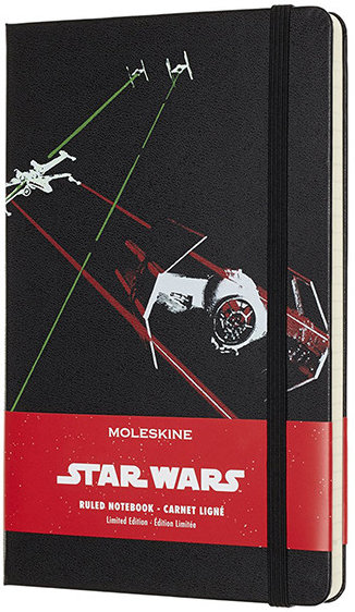 Блокнот Moleskine Limited Edition STAR WARS Large, линейка, черный Ships Блокнот Moleskine Limited Edition STAR WARS Large, линейка, черный Ships