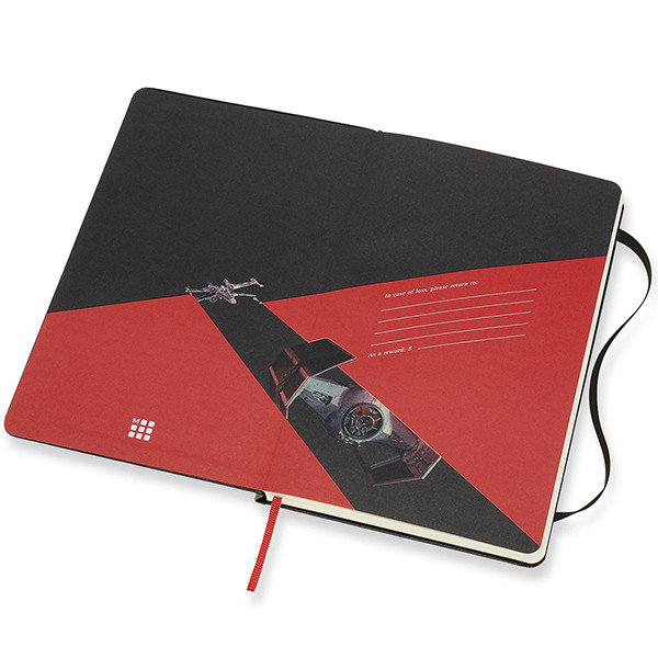 Блокнот Moleskine Limited Edition STAR WARS Large, линейка, черный Ships Блокнот Moleskine Limited Edition STAR WARS Large, линейка, черный Ships