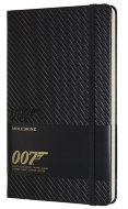 Блокнот Moleskine Limited Edition James Bond Large, carbon, линейка 