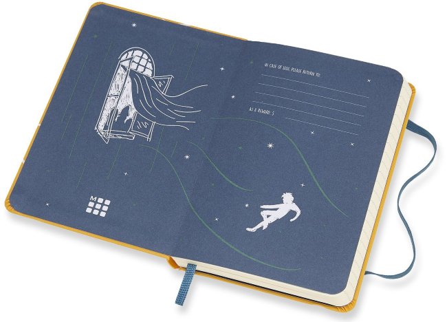 Блокнот Moleskine PETER PAN POCKET Limited Edition, линейка, Peter