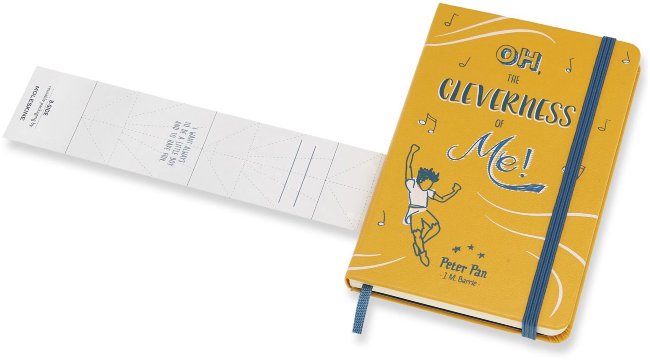 Блокнот Moleskine PETER PAN POCKET Limited Edition, линейка, Peter
