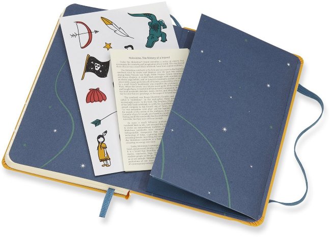 Блокнот Moleskine PETER PAN POCKET Limited Edition, линейка, Peter