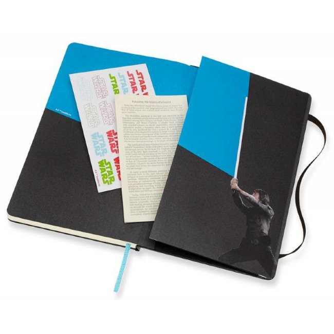 Блокнот Moleskine Limited Edition STAR WARS Large, линейка, черный  Lightsaber duel Блокнот Moleskine Limited Edition STAR WARS Large, линейка, черный  Lightsaber duel