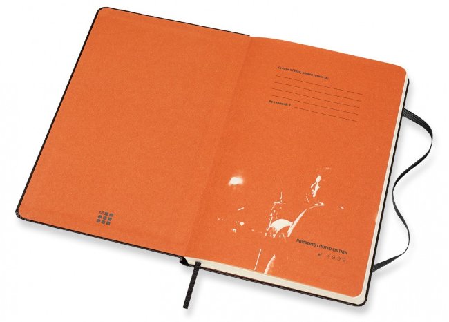 Блокнот Moleskine Limited Edition Bob Dylon Large,  линейка, коллекционный, черный