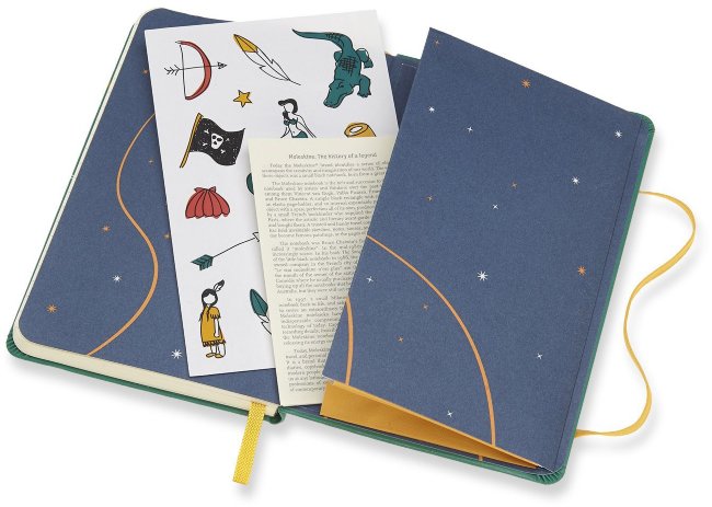 Блокнот Moleskine PETER PAN POCKET Limited Edition, линейка, Indians