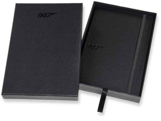 Блокнот Moleskine Limited Edition James Bond Large Сollectors, линейка, подарочная коробка Блокнот Moleskine Limited Edition James Bond Large Сollectors, линейка, подарочная коробка