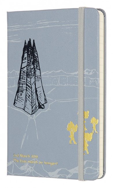 Блокнот Moleskine Limited Edition Lord of the Rings Pocket, линейка, серый Isengard