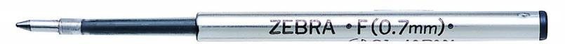 Стержни для шариковых ручек Zebra F 0.7мм, синие чернила (12 штук)
