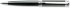 Набор Pierre Cardin шариковая ручка Progress и кремниевая зажигалка хром, черная эмаль