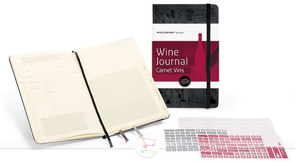 Записная книжка Moleskine Passion Wine Journal, Large, черный Записная книжка Moleskine Passion Wine Journal, Large, черный