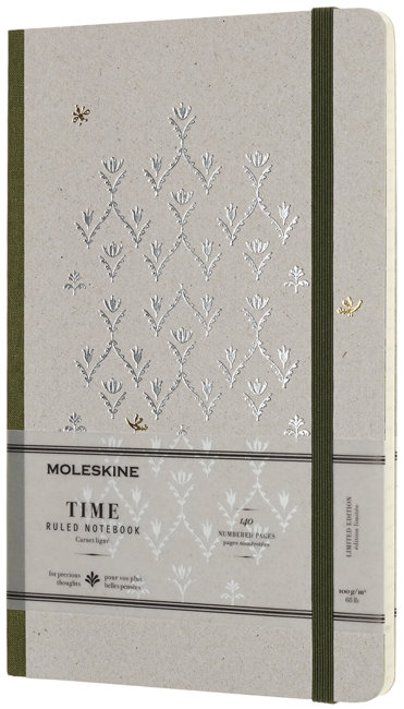 Блокнот Moleskine Limited Edition TIME NOTEBOOKS Large, линия, зеленый